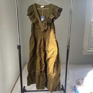 Universal Thread New Long Olive Green Sleeveless Dress